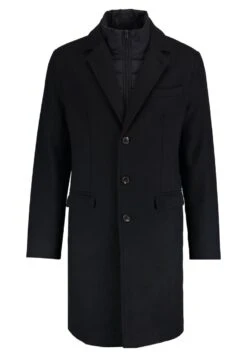 Pier One Classic Coat - Navy -Zalando UK-Outlet 002d479bc1dc4a63a4523f117baf078f