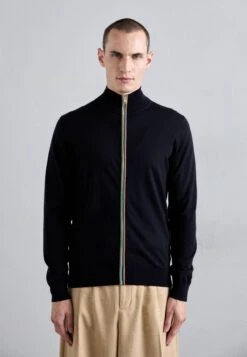 PAUL SMITH CARDIGAN ZIP THRU - Cardigan - Blue