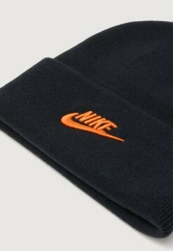 Nike Sportswear PEAK BEANIE UNISEX - Beanie - Black/safety Orange -Zalando UK-Outlet 015afca9b20a4b51b2b8d8ace28579bf