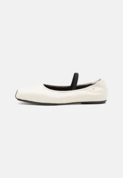 Tory Burch MARY JANE BALLET - Ankle Strap Ballet Pumps - New Ivory/perfect Black