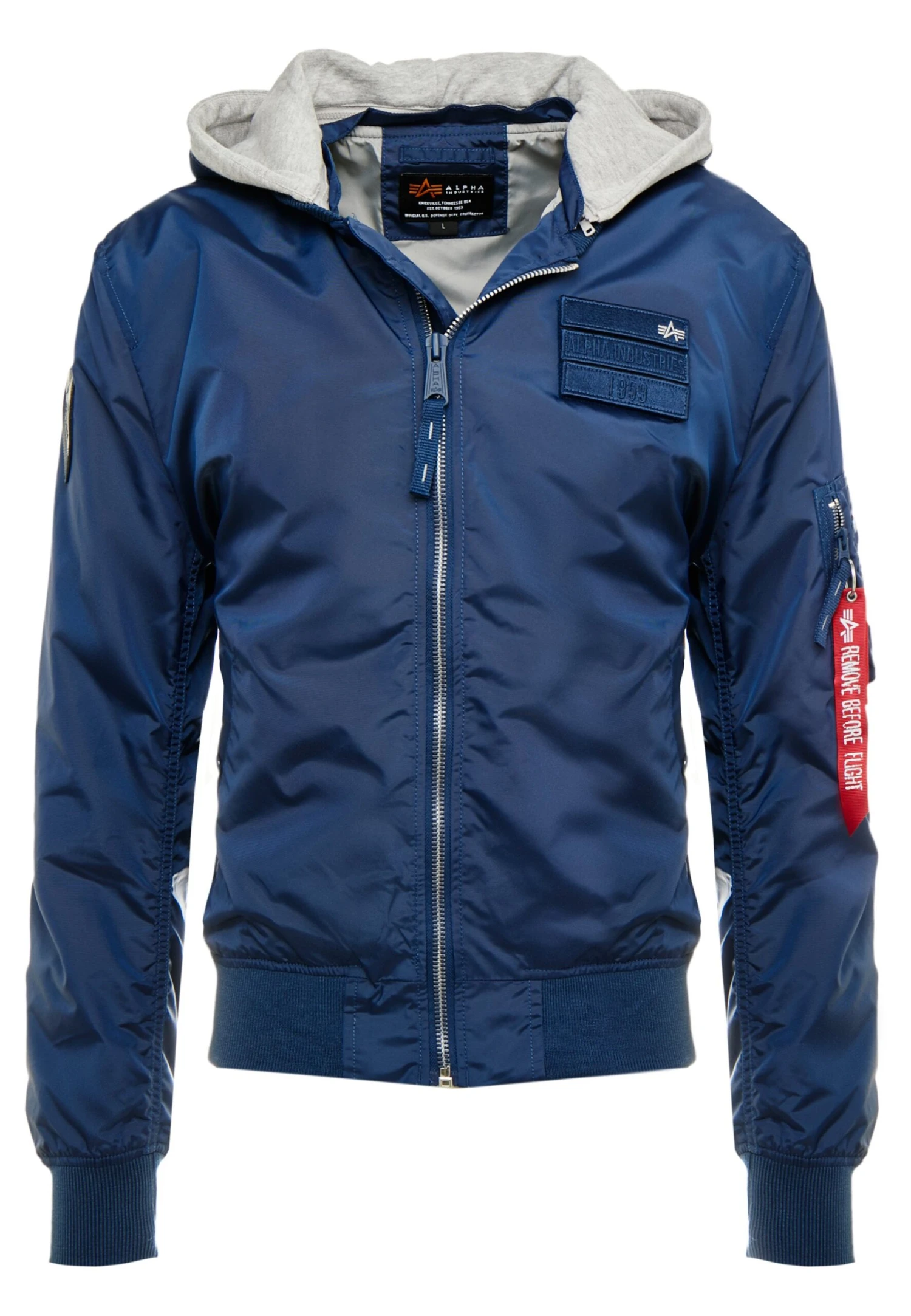 Alpha Industries Hood Custom - Summer Jacket - New Navy 6 Alpha Industries Hood Custom - Summer Jacket - New Navy - Image 6