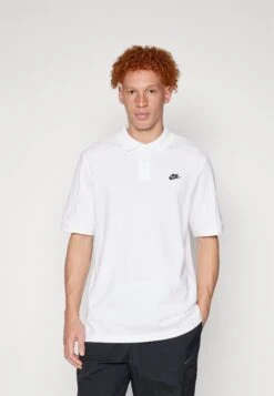 Nike Sportswear CLUB - Polo Shirt - White/black -Zalando UK-Outlet 035146227cef4108a187c1623554101f