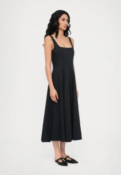 Staud WELLS DRESS - Day Dress - Black -Zalando UK-Outlet 0381253d6c8548878d0a1421d048ca20