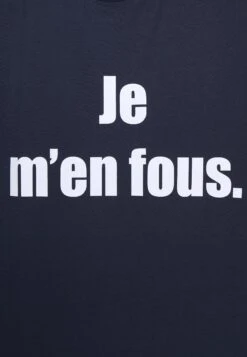 Je M'En Fous Unisex - Print T-Shirt - French Navy -Zalando UK-Outlet 04c9940df280457abf68be34f54b3356