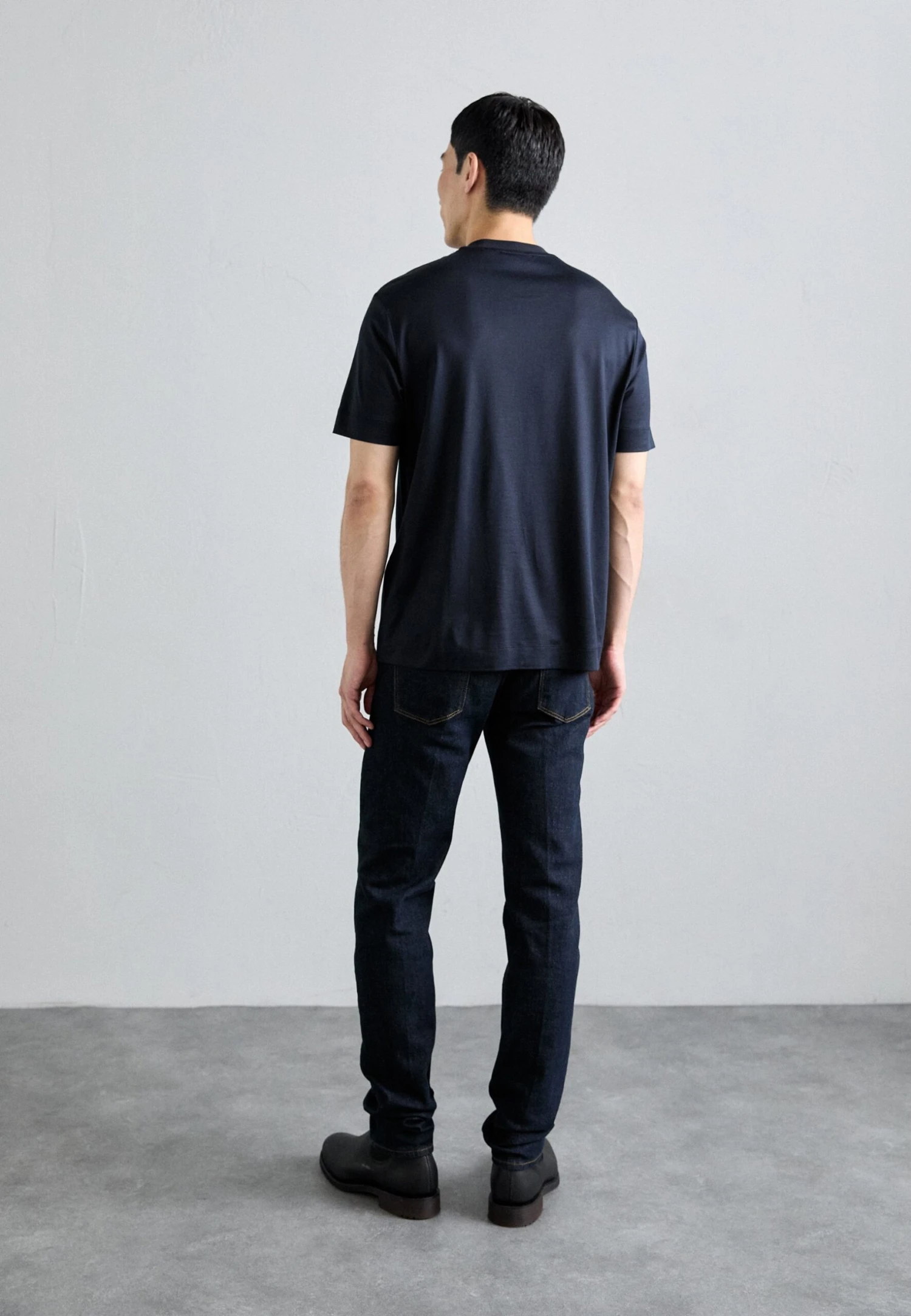 Emporio Armani POCKETS PANT - Straight Leg Jeans - Blue Denim 3 Emporio Armani POCKETS PANT - Straight Leg Jeans - Blue Denim - Image 3