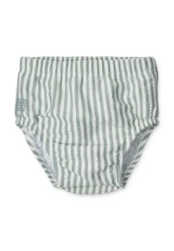 Liewood Anthony Seersucker Baby Swim Unisex - Swimming Briefs - Sea Blue/White