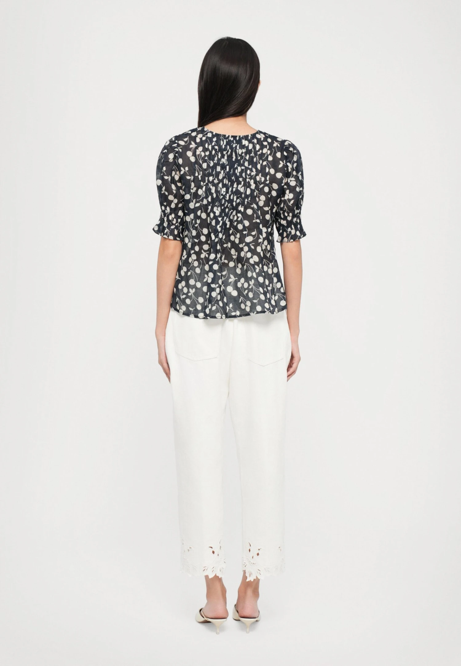 SEA CHERI PRINT - Blouse - Navy 3 SEA CHERI PRINT - Blouse - Navy - Image 3