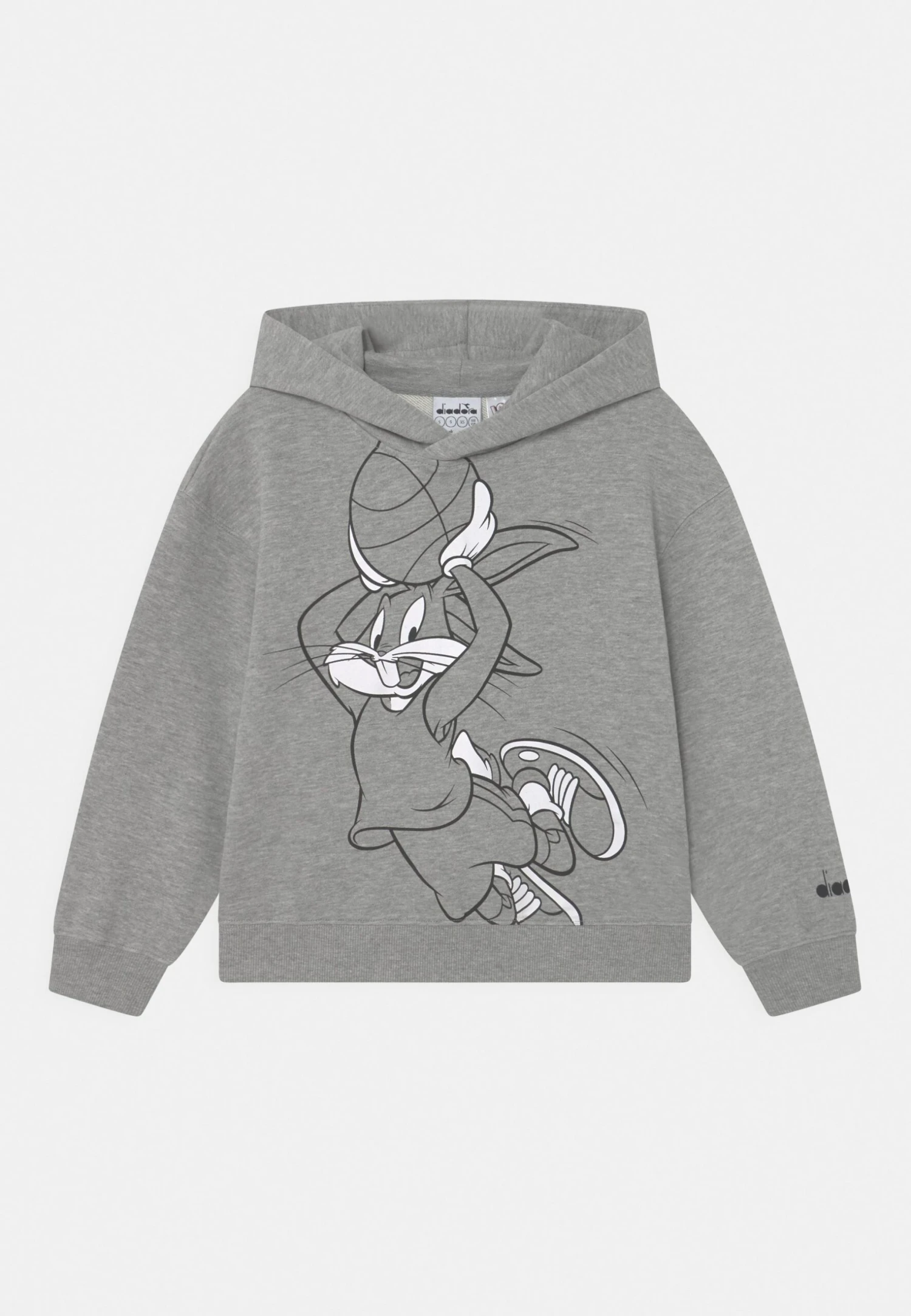 Diadora Hoodie - Hoodie - Grey Melange 1 Diadora Hoodie - Hoodie - Grey Melange