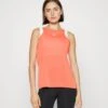 Reebok Perforated Tank - Top - Semi Orange Flare