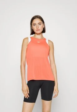 Reebok Perforated Tank - Top - Semi Orange Flare