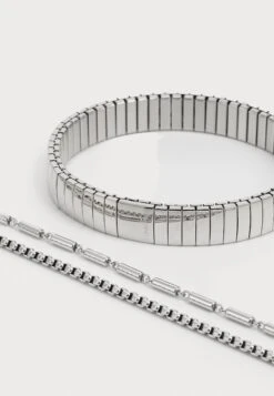 Calvin Klein STACKED 3 PACK - Bracelet - Silver-coloured -Zalando UK-Outlet 08e1fefa4e3c4040a5013f130809de4c