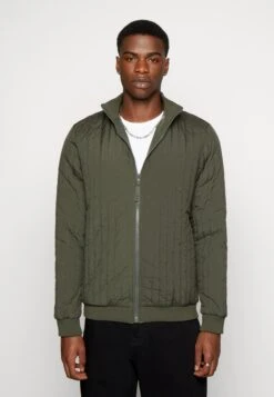 Rains Liner High Neck Jacket Unisex - Light Jacket -Green