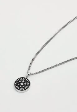 Icon Brand FLEUR DE LIS PENDANT NECKLACE UNISEX - Necklace - Silver-coloured -Zalando UK-Outlet 0b176bea6af642f09f9d41983c074f75
