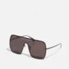 Alexander McQueen Unisex - Sunglasses - Ruthenium/Grey