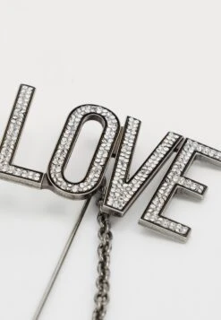 MOSCHINO TIE CLIPS - Brooch - Silver-coloured -Zalando UK-Outlet 0cb3e35f85ac42979c9768a6ee8e8e25