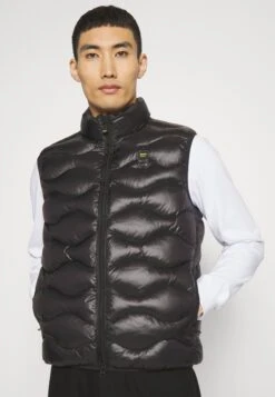 Blauer Basic Roll Stitching - Waistcoat - Black -Zalando UK-Outlet 0cf1c6164b7b49aaa4f4bf26ea9f5cc5