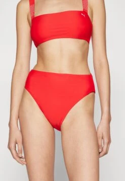 Puma SWIM WOMEN HIGH WAIST - Bikini Bottoms - Red