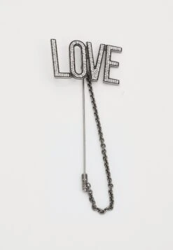 MOSCHINO TIE CLIPS - Brooch - Silver-coloured