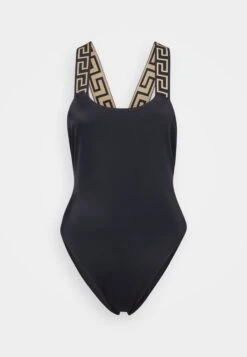 Versace SWIM ONE PIECE VITA NEW LOGO - Swimsuit - Black -Zalando UK-Outlet 0eb204c6c8014173ab987c79fcbc23a1