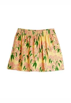 Mini Rodini ALPINE FLOWERS SKIRT - Mini Skirt - Yellow