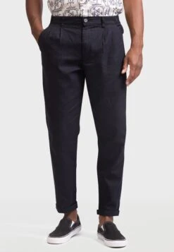 Redefined Rebel EMIR REGULAR FIT - Trousers - Black
