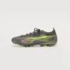 Puma ULTRA 5 MATCH - Firm-ground Football Boots - Matte Aged Silver/yellow Alert/aged Silver
