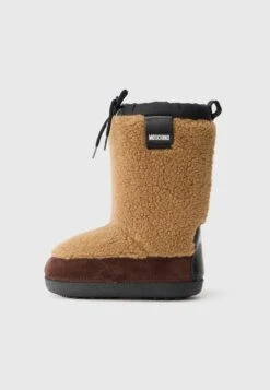 MOSCHINO UNISEX - Winter Boots - Tan/black