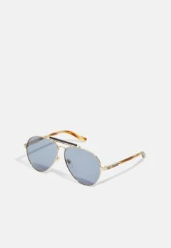 Gucci Unisex - Sunglasses - Gold/Havana/Grey