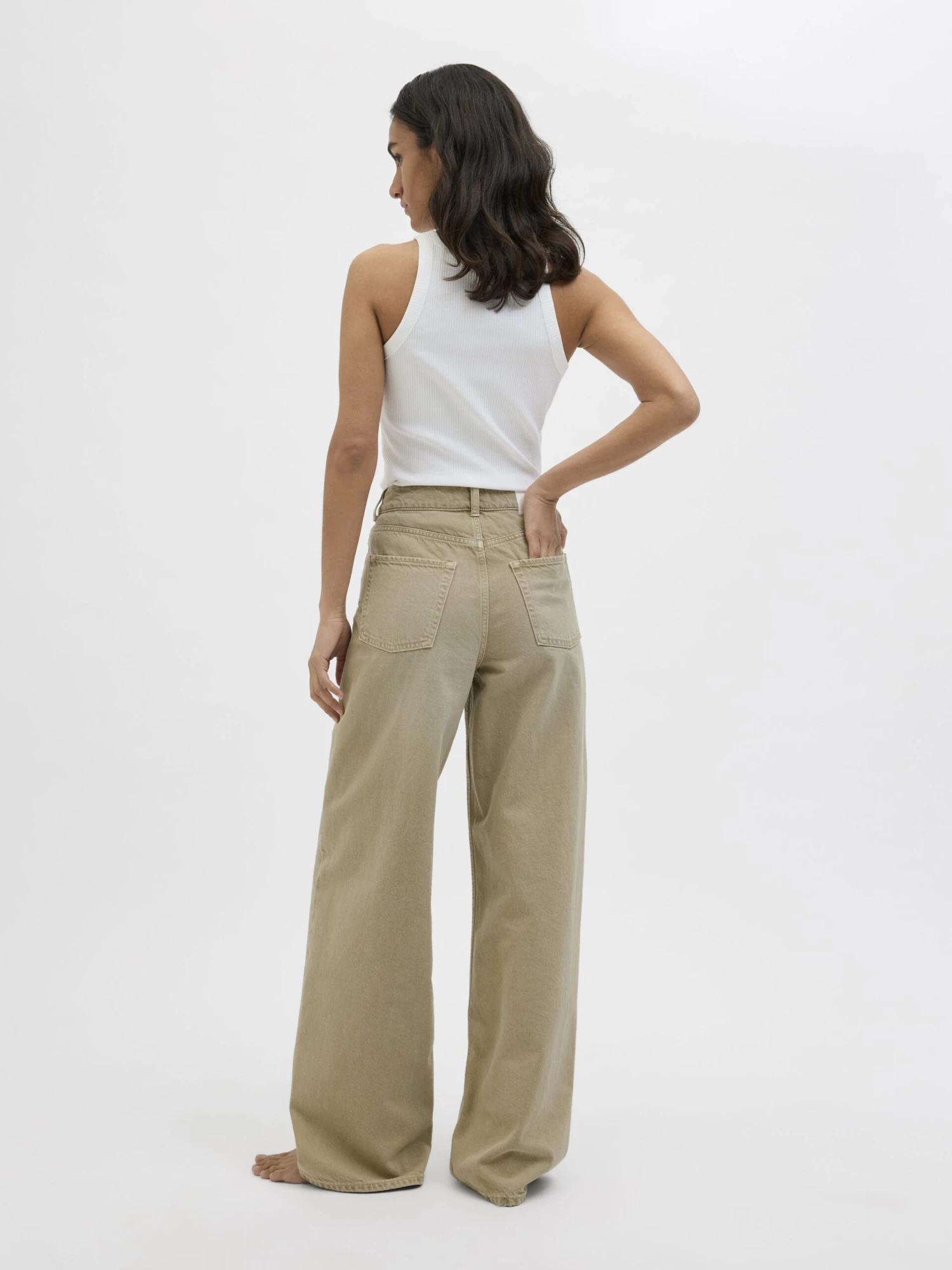JJXX JXTOKYO WIDE JEANS - Wide Leg - Desert Dust 3 JJXX JXTOKYO WIDE JEANS - Wide Leg - Desert Dust - Image 3