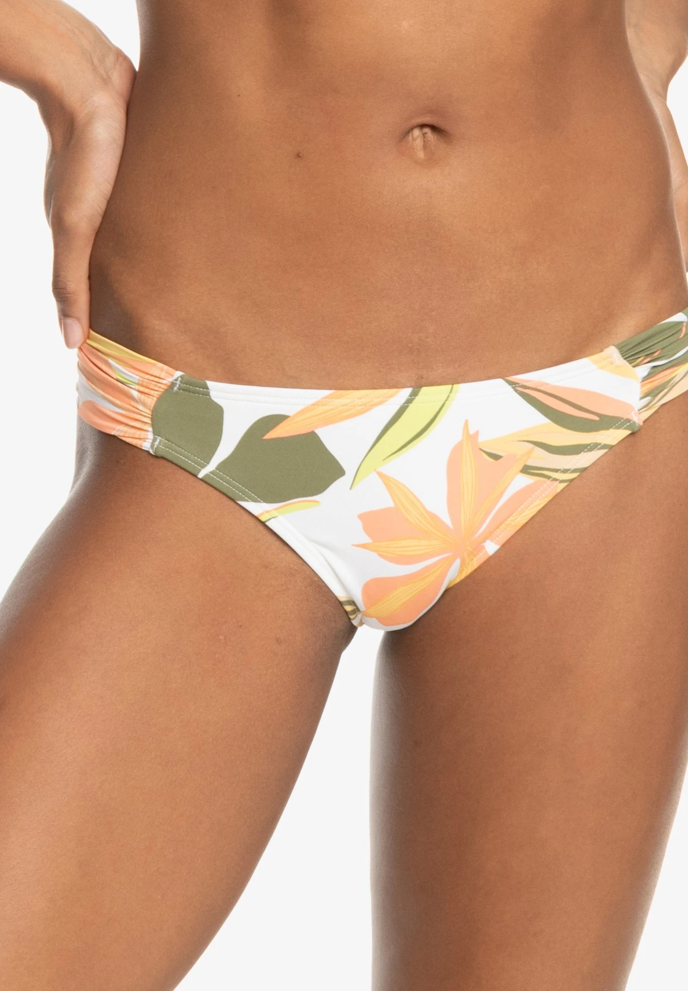 Roxy Printed Classics - Mit Mittlerer Bedeckun - Bikini Bottoms - Bright White Subtly Salty Flat 1 Roxy Printed Classics - Mit Mittlerer Bedeckun - Bikini Bottoms - Bright White Subtly Salty Flat