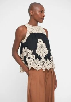 SEA MEDINA TANK - Blouse - Black -Zalando UK-Outlet 12ef0cb550c9477b927fb765cf54d692