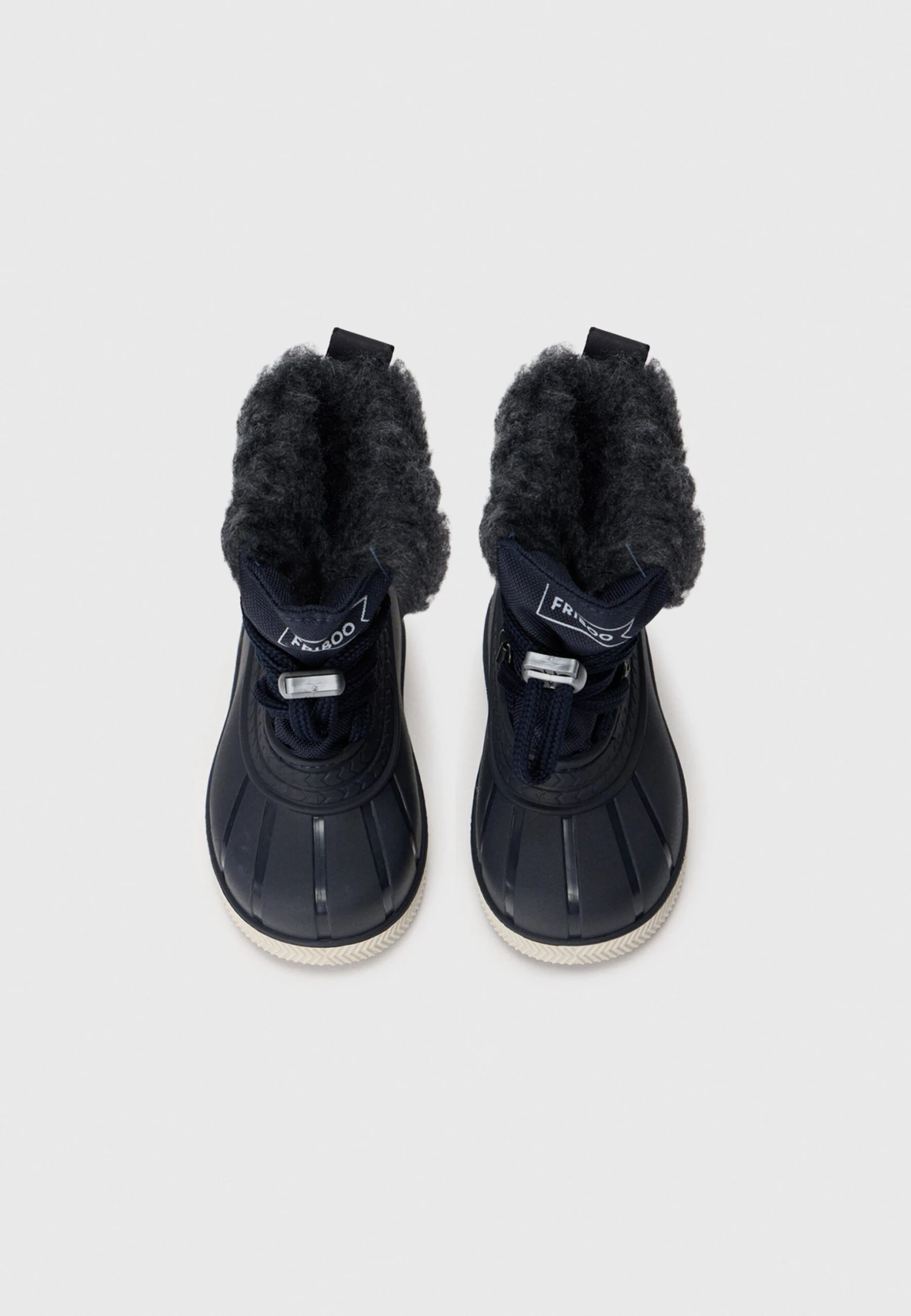 Friboo Winter Boots - Navy/grey 4 Friboo Winter Boots - Navy/grey - Image 4