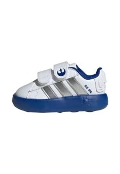 ADIDAS PERFORMANCE STAR WARS GRAND COURT 2.0 KIDS - Road Running Shoes - Ftwr White Silver Met Team Royal Blue