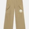 Versace INFORMAL PANT BROAD CLOTH MEDUSA PRINT UNISEX - Cargo Trousers - Sand Castle/ivory