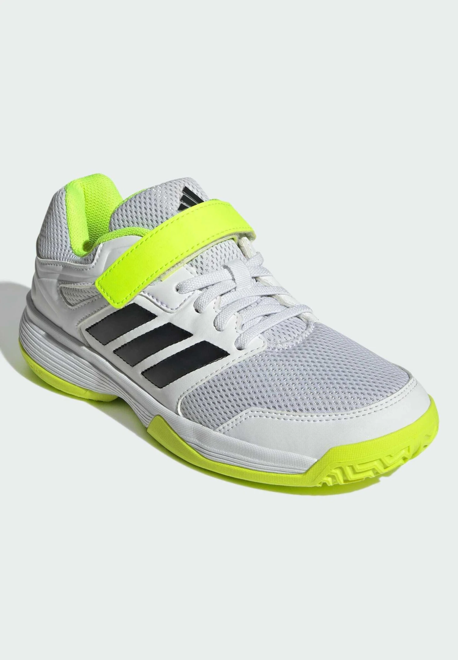 ADIDAS PERFORMANCE COURT - Volleyball Shoes - Cloud White Core Black Lucid Lemon 2 ADIDAS PERFORMANCE COURT - Volleyball Shoes - Cloud White Core Black Lucid Lemon - Image 2
