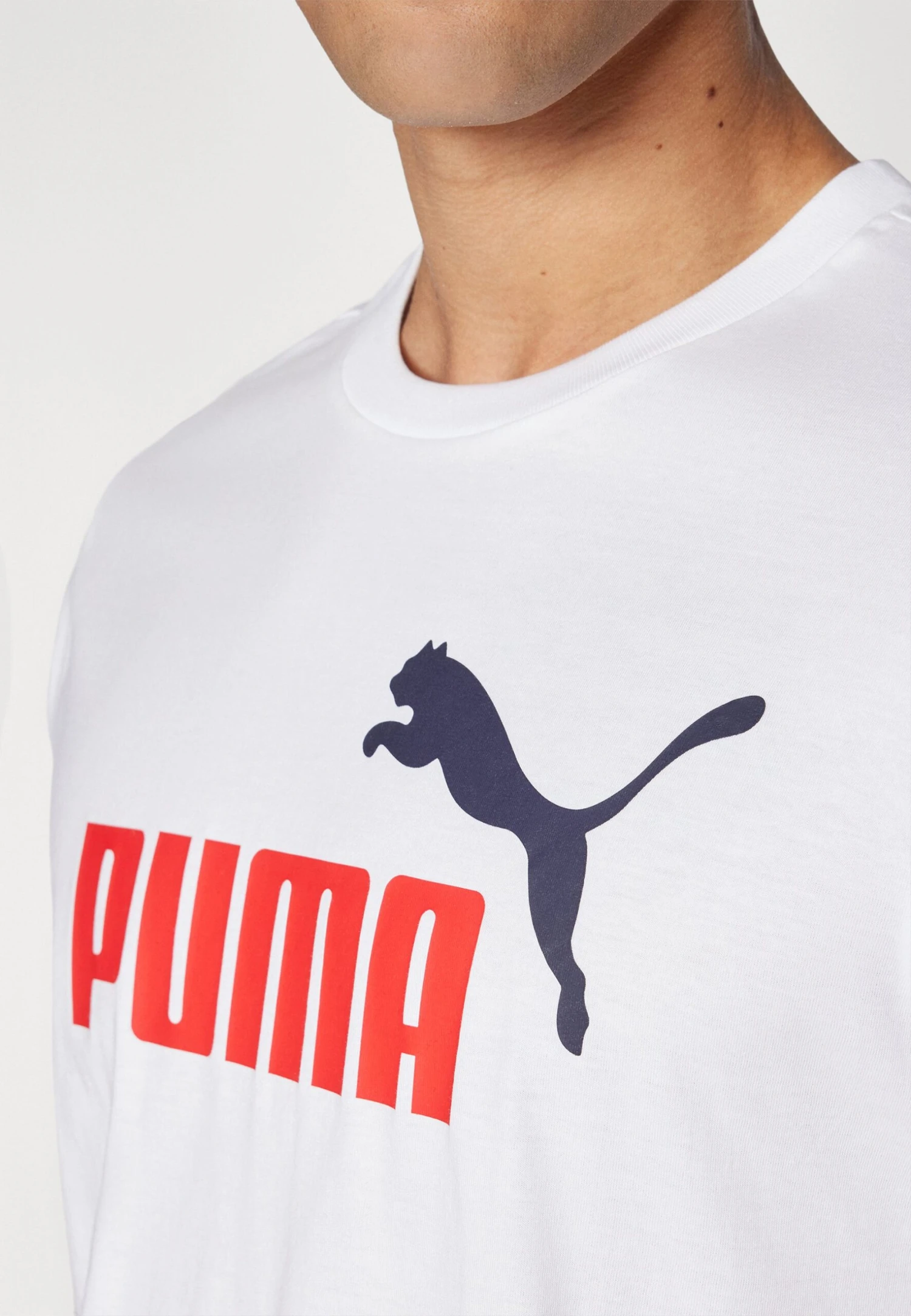 Puma ESS LOGO - Print T-shirt - White 6 Puma ESS LOGO - Print T-shirt - White - Image 6