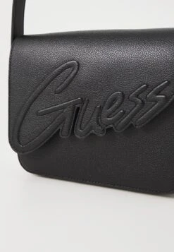 Guess CROSSBODY FLAP BAG UNISEX - Cross Body Bag - Jet Black -Zalando UK-Outlet 17de4051024f43d6ae71861d3920936a