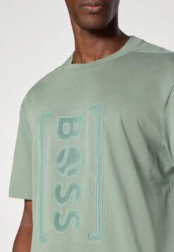 Boss TEE ICONIC - Print T-shirt - Open Green -Zalando UK-Outlet 1813ae1e36dc4794a58c00013dbb701e