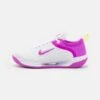Nike Performance Zoom Court Nxt - Multicourt Tennis Shoes - White/Fuchsia Dream/Citron Tint