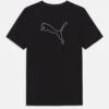 CAT LOGO TEE UNISEX - Print T-shirt - Puma Black