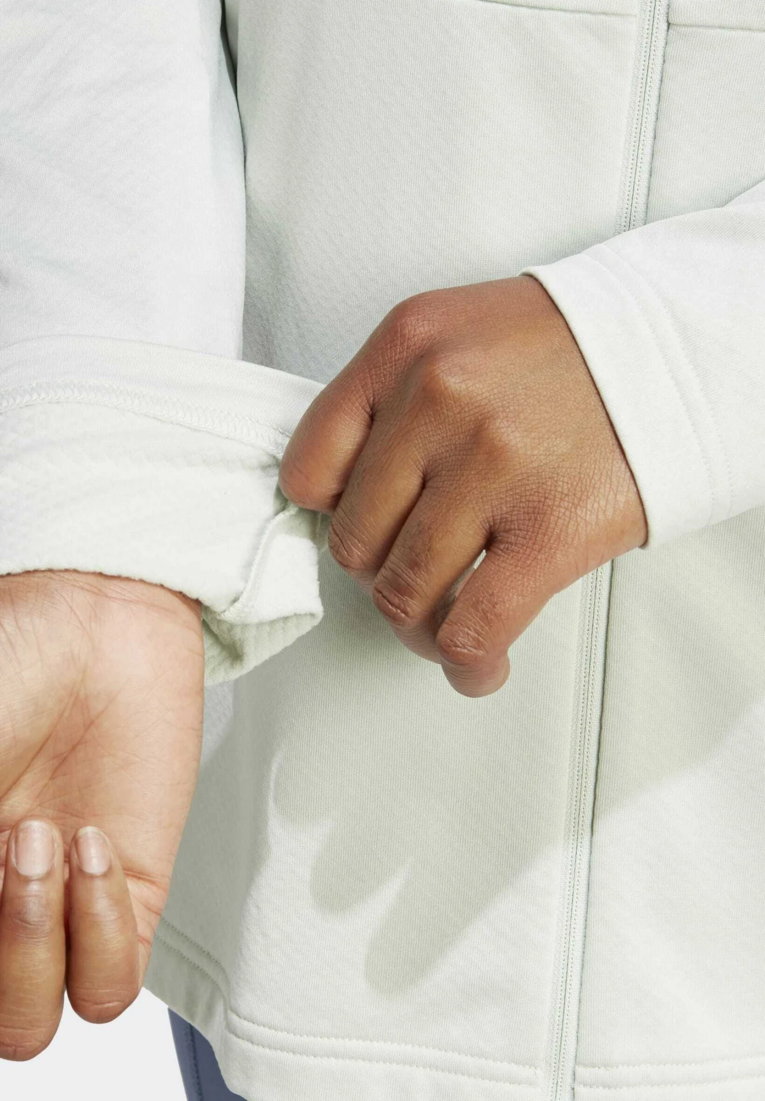 ADIDAS PERFORMANCE W Mt Fz Flee Pl - Training Jacket - Linen Green 3 ADIDAS PERFORMANCE W Mt Fz Flee Pl - Training Jacket - Linen Green - Image 3