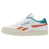 Reebok Classic Club C Revenge Unisex - Trainers - Ftwr White/Pump Orange/Seaport Teal