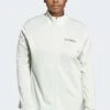 ADIDAS PERFORMANCE W Mt Fz Flee Pl - Training Jacket - Linen Green