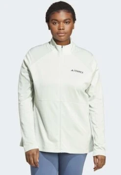 ADIDAS PERFORMANCE W Mt Fz Flee Pl - Training Jacket - Linen Green
