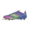 ADIDAS PERFORMANCE F50 ELITE ARTIFICIAL GRASS - Football Boots Artificial Grass - Blue Fusion Lucid Lemon Lucid Pink