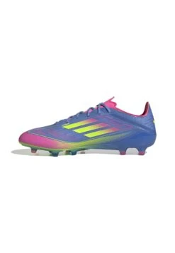 ADIDAS PERFORMANCE F50 ELITE ARTIFICIAL GRASS - Football Boots Artificial Grass - Blue Fusion Lucid Lemon Lucid Pink