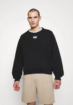 Cropped Crewneck - Sweatshirt - Black