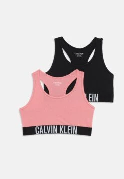 CALVIN KLEIN UNDERWEAR 2 PACK - Bustier - Brandied Apricot/black