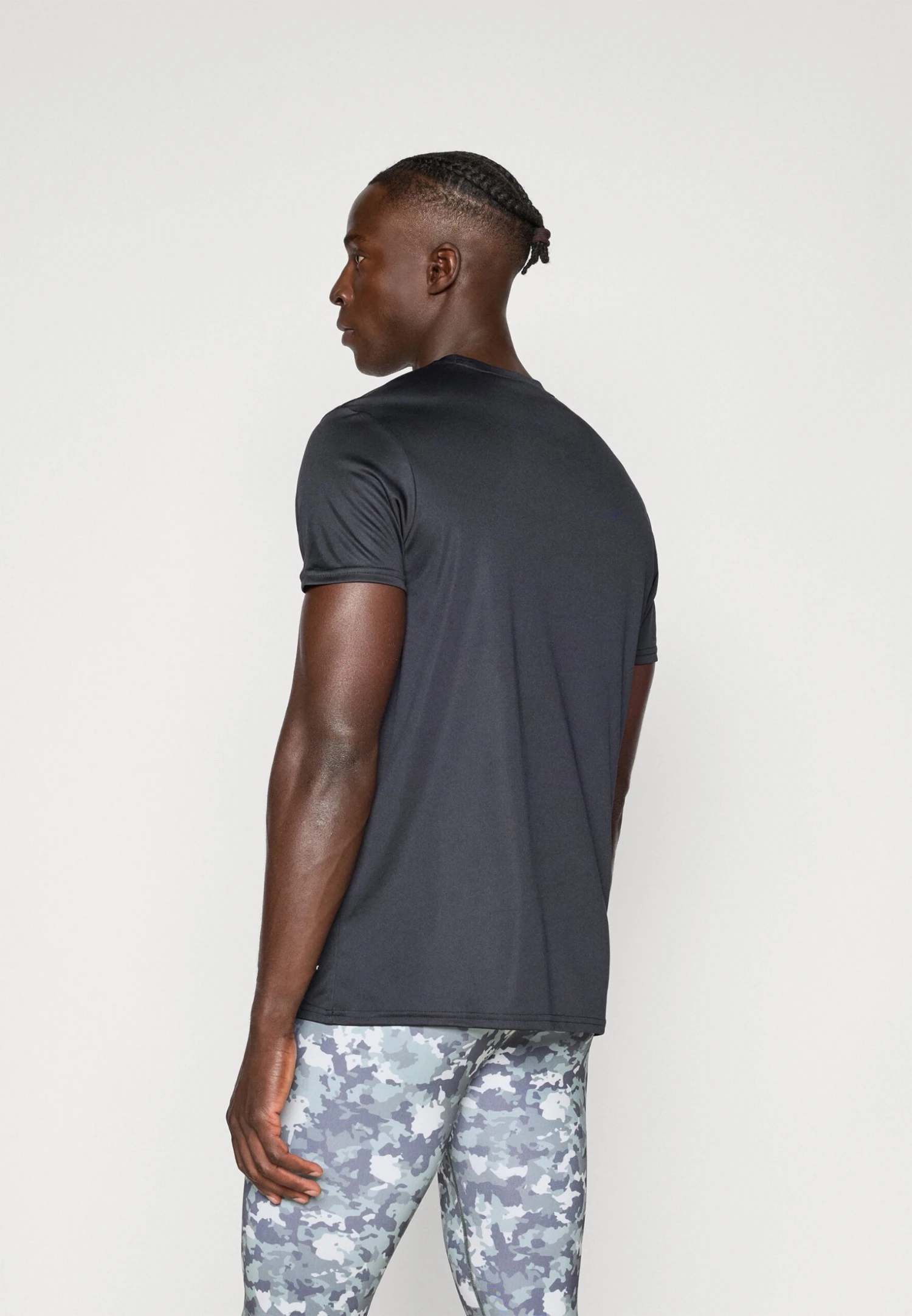 Champion TRAINING TEE COMBAT - Print T-shirt - Black 3 Champion TRAINING TEE COMBAT - Print T-shirt - Black - Image 3