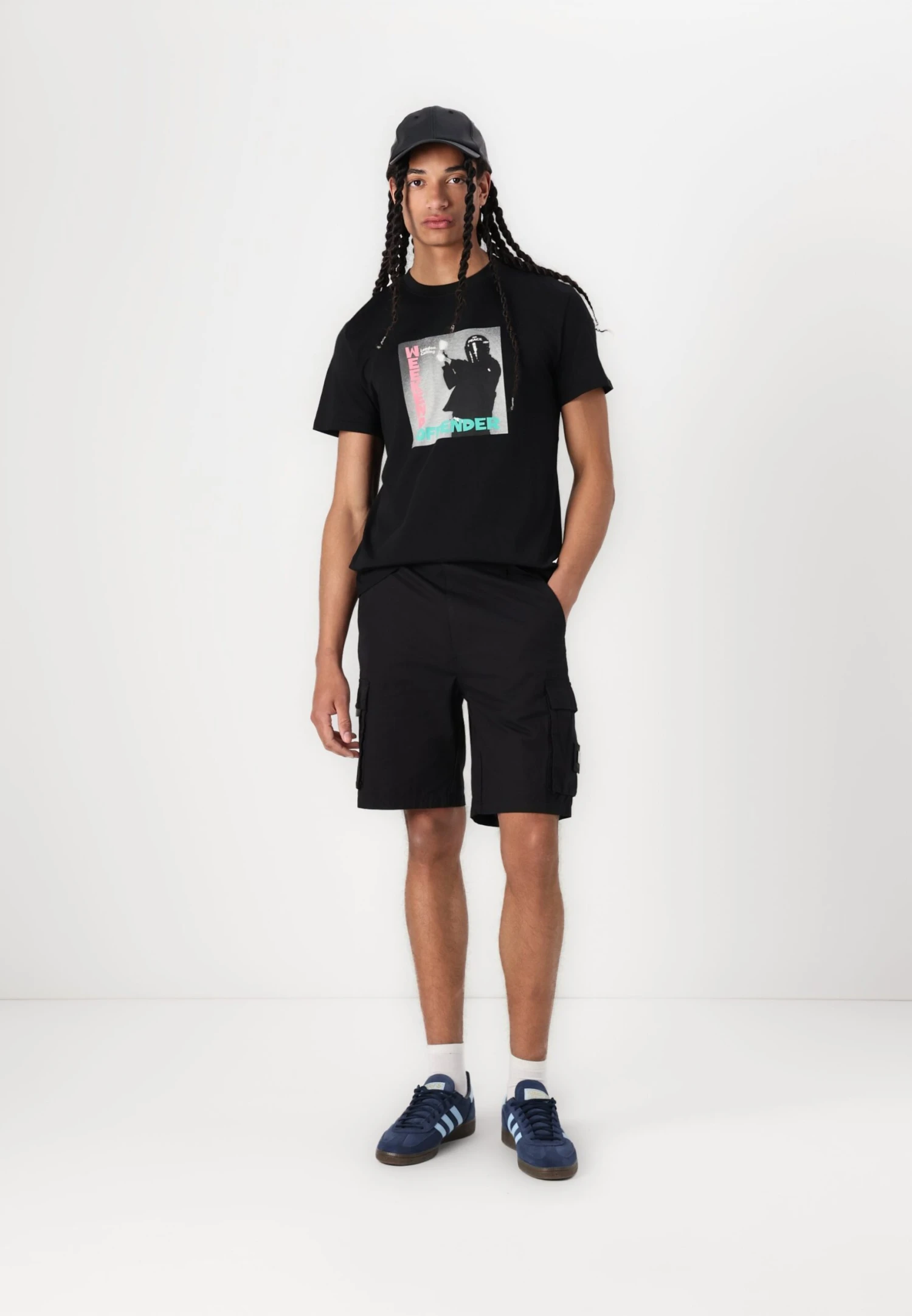 Weekend Offender LONDON CALLING - Print T-shirt - Black 2 Weekend Offender LONDON CALLING - Print T-shirt - Black - Image 2